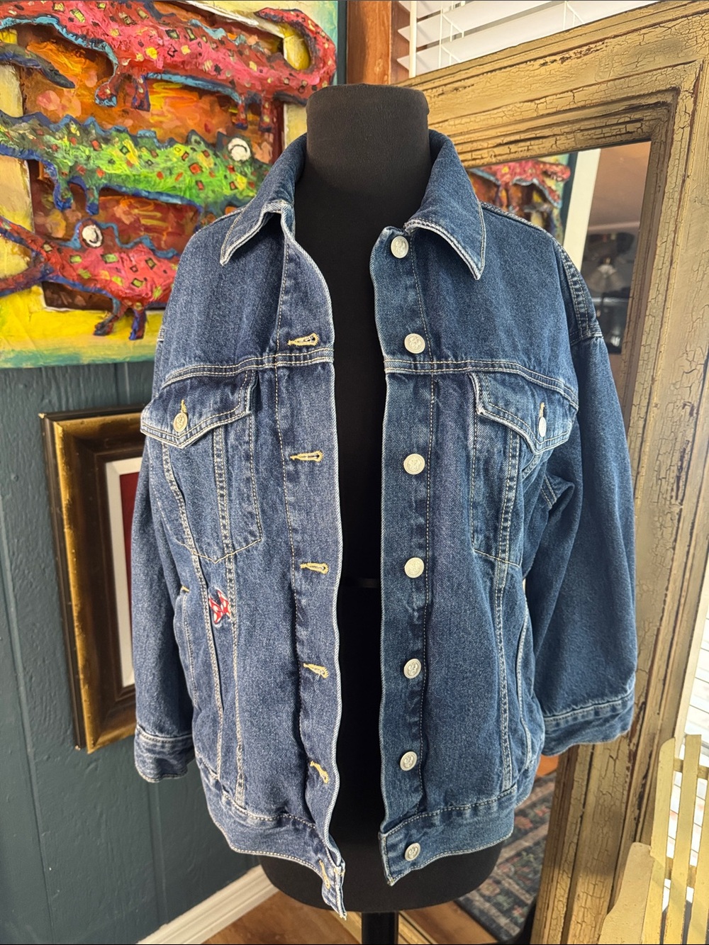 Old Navy Dark Blue Denim Jacket